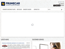 Tablet Screenshot of frumecar.com